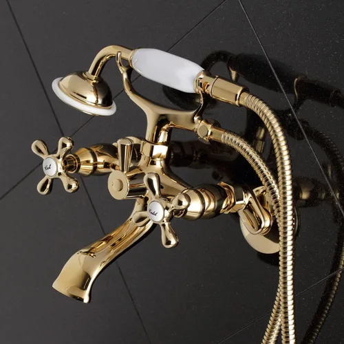 Miniatura 5 de Kingston Brass KS265 Clawfoot canilla para la bañera, KS265PB Latón pulido