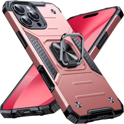 Miniatura 122 de Anqrp Funda resistente para iPhone 6/7/8/SE/SE2 con soporte de anillo mejorado y agarre, grado militar, a prueba de golpes, resistente y robusta