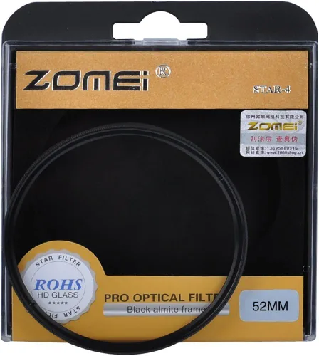 Miniatura 4 de Zomei 52MM 3 piezas+4+6+8 puntos filtro estrella filtro filtro filtro kit para Nikon D3300 D3200 D3100 D3000 D5300 D5200 D5100 D5000 D7000 D7100