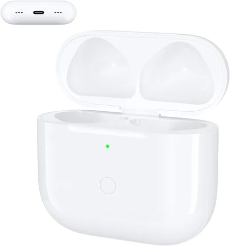 Funda de carga inalámbrica para Airpods de 4ª generación, cargador de repuesto con emparejamiento rápido, puerto de carga tipo C compatible con