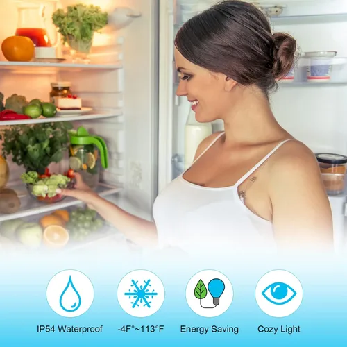 Miniatura 2 de Bombilla de repuesto para refrigerador AC100-265V 3.5 W, bombilla LED pequeña para refrigerador, equivalente a 4 W - 60 W, luz de electrodoméstico