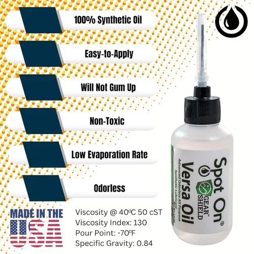 Miniatura 2 de Aceite sintético completo multiusos, lubricante sintético avanzado para relojes, cuchillos y herramientas, fabricado en los Estados Unidos (4 onzas)