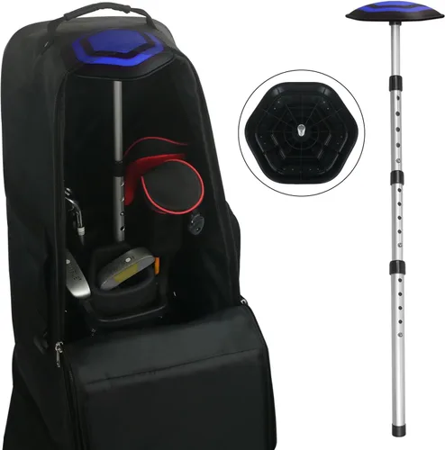 Miniatura 6 de Sistema de soporte de bolsa de viaje de golf, kit de protección de viaje de club de golf