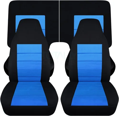 Miniatura 15 de Totally Covers Compatible con cubiertas de asiento para Chevy Camaro 1982-1992: Negro - Juego completo (23 colores) Cupé/Convertible Banco