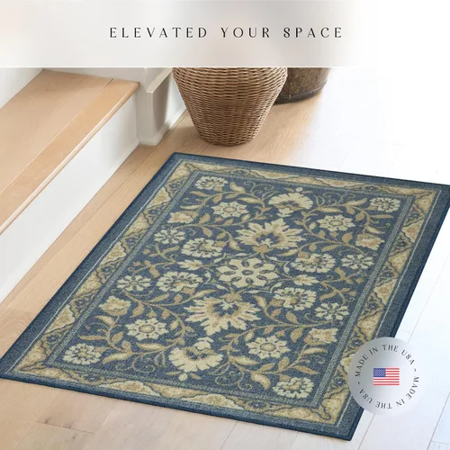 Miniatura 4 de Maples Rugs Florence - Alfombra antideslizante y lavable de 2 pies 6 pulgadas x 3 pies 10 pulgadas para pasillo de cocina