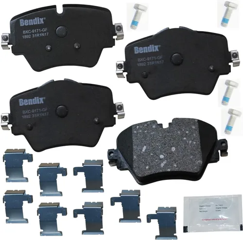 Miniatura 73 de Pastillas de freno delanteras cerámicas Bendix Priority1 CFC2302 para Hyundai Elantra 2021, Sonata 2022-2020, Kia K5 2023-2021