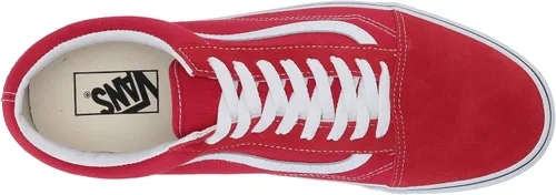 Miniatura 2 de Vans Tenis Old Skool para hombre, color rojo y blanco verdadero, talla 12, Rojo blanco (Racing RedTrue White)