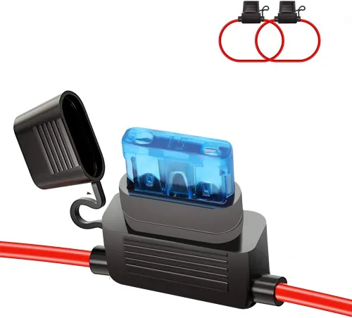 Miniatura 8 de ATC/ATO 15A 12V Adaptador de grifo de fusible ATO ATC Blade Fuse Holder 6 Pack