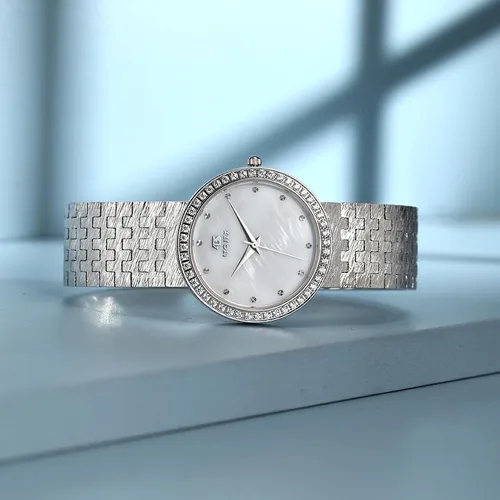 Miniatura 4 de Relojes para mujer, reloj de enfermera, impermeable, para mujer, pulsera de muñeca, simple, dorado, elegante, impermeable, reloj de cuarzo