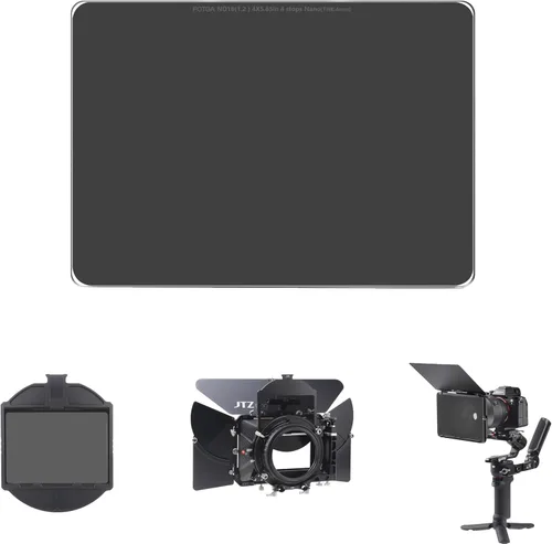 Miniatura 11 de Fotga Pro Glass Cine 4X5.65 ND64 1.8 Filtro de densidad neutra 6 paradas MC Nano Recubrimiento Filtro ND de 0.157 in de grosor para caja mate de 4 x