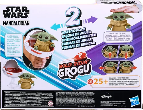 Miniatura 11 de STAR WARS Wild Ridin' Grogu, juguete animatrónico para niños, más de 25 combinaciones de sonido y movimiento, juguete para niños a partir de 4 años
