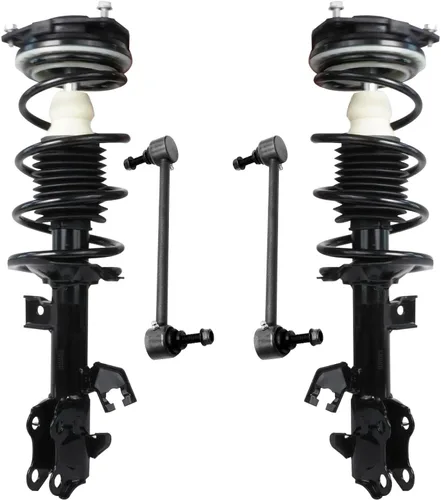 Miniatura 45 de Detroit Axle - Kit de puntales delanteros para Jeep Grand Cherokee 2005-2010 2006-2010 Commander 2007 2008 2009, 2 montajes rápidos de 2 barras