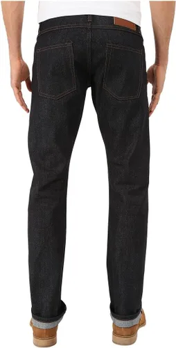 Miniatura 3 de The Unbranded Brand UB301 - Pantalón de corte recto para hombre en Indigo Selvedge