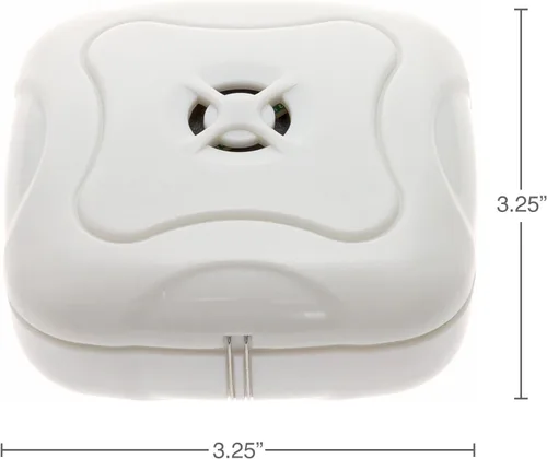 Miniatura 6 de Mindful Design - Paquete de 2 detectores de fugas de agua, sensor de alarma de detección de inundación de 95 dB para baños, sótanos, lavanderías