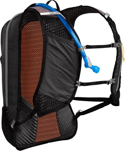 Miniatura 2 de CamelBak Octane 12 Mochila de hidratación para senderismo, depósito Fusion, color negro/albaricoque, 70 onzas Negro/Albaricoque 2.0