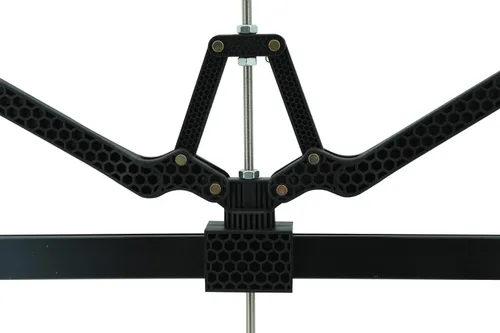Miniatura 6 de 33.465 in Car Dent Pull Lever Bar Kit 6 Garra Gancho Extractor Anillos Aluminio Auto Cuerpo US (negro)