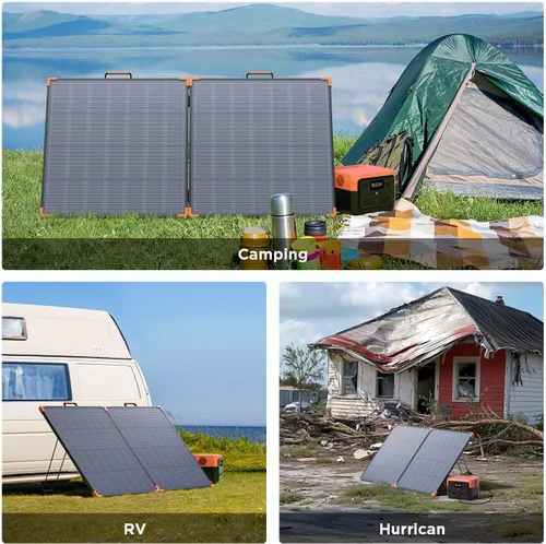 Miniatura 8 de ZOUPW Panel solar portátil de 180 W tipo N 16BB, panel solar plegable de alta eficiencia al 25 % para Jackery 1000V2/Ecoflow Delta/Bluetti/Anker