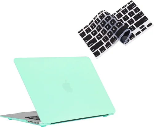 Miniatura 21 de Funda rígida con superficie suave Ruban 2 en 1 y cubierta para teclado para Macbook Air de 13.3 pulgadas Modelos: A1369 / A1466, Negro