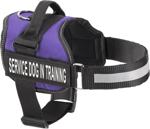 Miniatura 12 de Industrial Puppy Arnés de chaleco de entrenamiento para perro de servicio, chaleco duradero y ajustable con correas reflectantes, parches