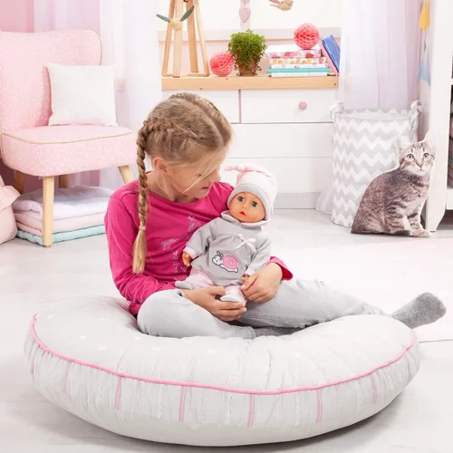 Miniatura 6 de Bayer: Muñeca de bebé de 15 pulgadas "First Words" en gris, con 24 sonidos y accesorios