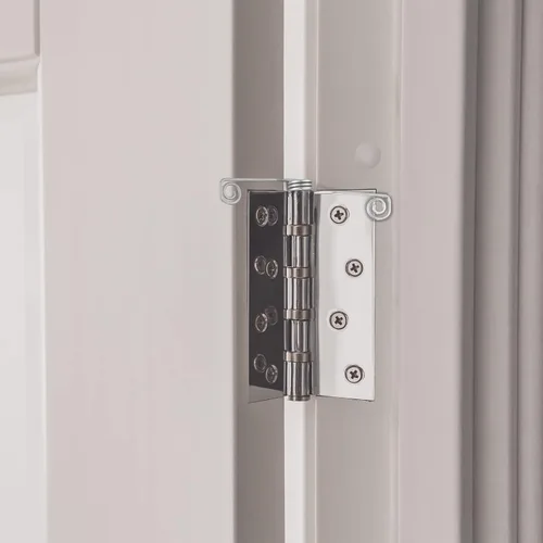 Miniatura 6 de Oudain 5 piezas de pasador de bisagra, tope de puerta con resorte de mariposa para mantener la puerta abierta, tope de bisagra residencial, cuñas
