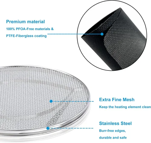 Miniatura 4 de Protector de salpicaduras de repuesto para freidora de aire Ninja Foodi FG551 Stainless Steel Splatter Screen Accessories for Ninja Foodi Smart XL
