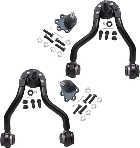 Miniatura 4 de Detroit Axle - Kit de suspensión frontal 4WD para Chevy GMC Blazer K2500 K1500 Suburban Yukon Brazos de control superior con rótulas, juntas