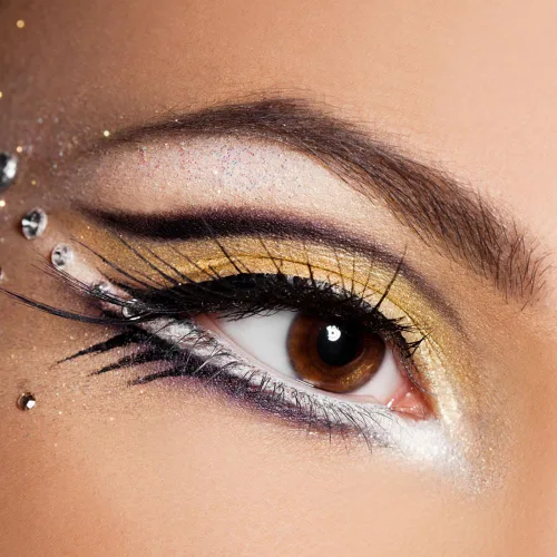 Miniatura 7 de Fashionwu Lápices delineadores de ojos blancos de uso profesional como resaltador, suaves, impermeables, sombra de ojos de larga duración