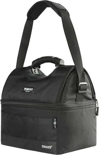 Miniatura 6 de Igloo Gripper - Bolsa enfriadora de lados suaves Enfriador de almuerzo aislado de doble compartimento