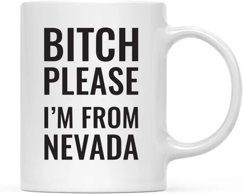 Miniatura 56 de Andaz Press Taza de café de 11 onzas, regalo de broma, Bitch Please I'm from Alabama, paquete de 1, incluye caja de regalo, divertidas ideas