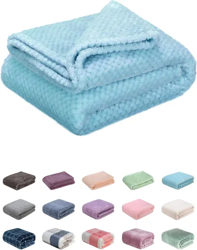 Miniatura 81 de Manta o manta mullida para bebé, suave, cálida y acogedora manta de vellón coral para niños pequeños, bebés o recién nacidos, para cuna, cochecito