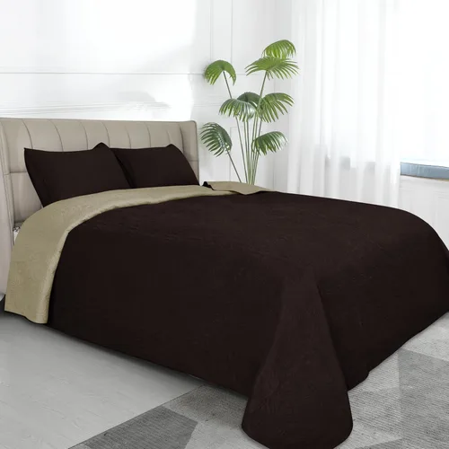 Miniatura 23 de Easy-Going - Juego de colcha reversible tamaño king con 1 colcha y 2 fundas de almohada, colcha de cama suave, edredón de microfibra liviano Gris
