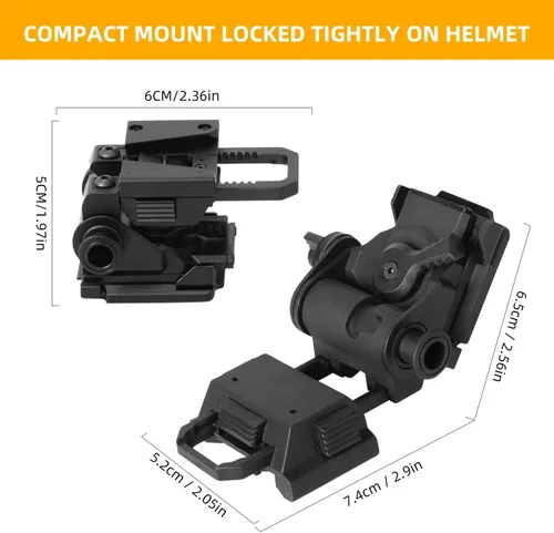 Miniatura 4 de Gafas de visión nocturna NVG Mount para casco L4G24 PVS15/18 (negro/TAN)