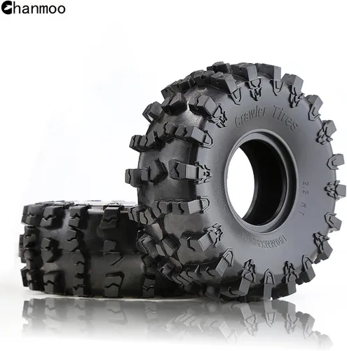 Miniatura 9 de 2.2 RC Crawler neumáticos de goma suave barro nieve nadador neumáticos OD 5.906 in para 1/10 RC Rock Crawler coche Axial SCX10 90047 D90 TF2 Tamiya
