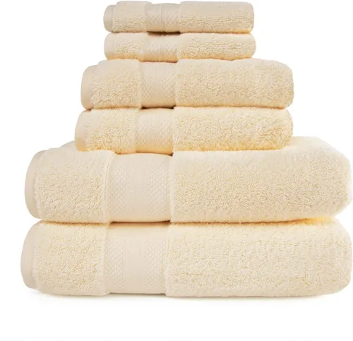Miniatura 121 de Superior Juego de toallas de algodón turco de 9 piezas, 3 toallas de baño, 3 manos, 3 toallas faciales para el hogar, artículos esenciales de baño