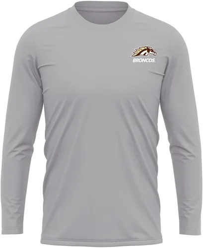 Miniatura 111 de Camisa deportiva de manga larga oficial de la NCAA Collegiate para hombre, con logotipo en el pecho izquierdo, colección Athletic Heather