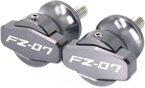 Miniatura 9 de Soportes de marco CNC para motocicleta, tornillos de 0.236 in, deslizadores de basculante, carretes deslizantes para Yamaha FZ-07 FZ07 FZ 07 MT-07