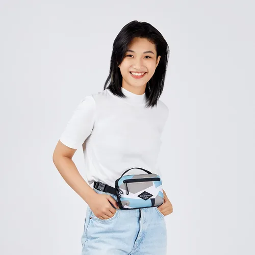 Miniatura 3 de Sherpani Hyk - Bolsa de cinturón ligera, cangurera de viaje, bolsa cruzada para mujer, protección RFID, Summer Camo