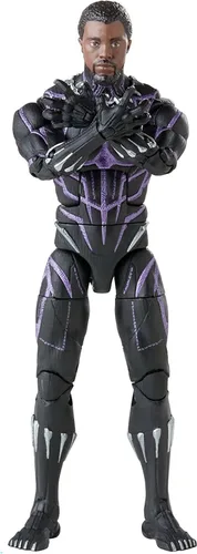Marvel - Serie Legends Black Panther Legacy Collection, figura de acción de Pantera Negra, juguete de colección de 6 pulgadas, 3 accesorios