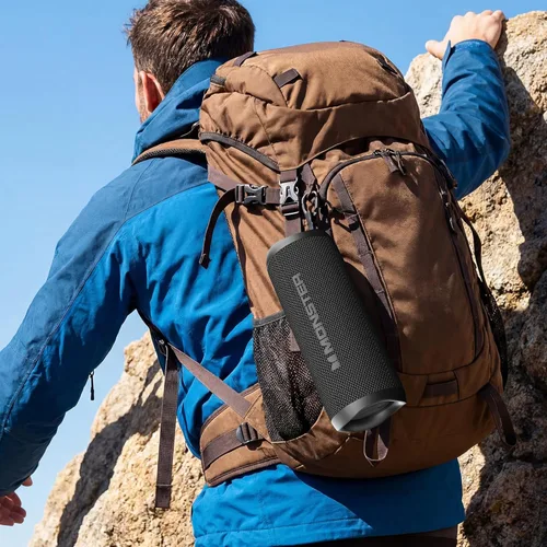 Miniatura 7 de Monster Altavoz Bluetooth, altavoces Bluetooth portátiles inalámbricos para exteriores, 60 W estéreo inalámbrico verdadero IPX8 impermeable, doble