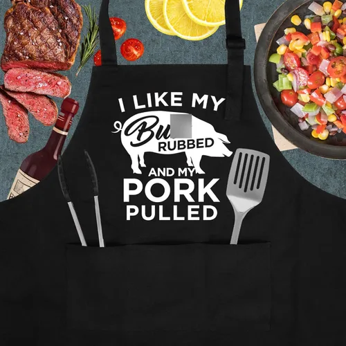 Miniatura 2 de Miracu Divertidos delantales de cocina para hombres, delantales de barbacoa con bolsillos, parrilla de humor para el día del padre, regalos