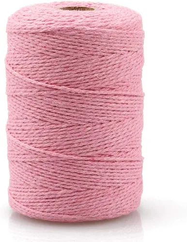 Miniatura 9 de JijAcraft Carniceros cordel de 656 pies, cuerda de algodón beige de 0.079 pulgadas para carne y salchichas, pavo, cuerda de cocina natural segura