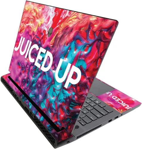 Miniatura 748 de MightySkins - Skin brillante con purpurina para Alienware M17 R3 (2020) y M17 R4 (2021) - Diversión de los años 90 Acabado duradero con purpurina