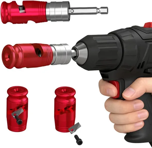 Miniatura 2 de Bigvendor 8 en 1 - Pelacables y herramienta Twister Juego de pelacables 6-14 AWG con 25 tapas de alambre, kit de 8 piezas para electricistas