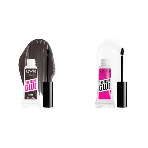 Miniatura 10 de NYX PROFESSIONAL MAKEUP - El pegamento para cejas, gel para cejas de fijación extrema - Transparente 01 Transparente