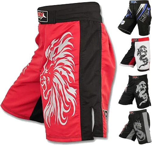 Miniatura 9 de Pantalones cortos de entrenamiento MRX MMA Cage Fighting Grappling Artes marciales Boxeo Muay Thai Short.