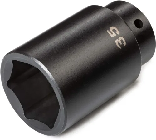 Miniatura 13 de TEKTON SID22132 Dado de impacto de 6 puntos de 1 17/64 pulgadas (32 mm) impulsor de 1/2 pulgada