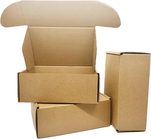 Cajas de envío pequeñas de 6 x 3 x 1 pulgadas, paquete de 50 cajas de envío de cartón corrugado, caja de correo móvil para negocios