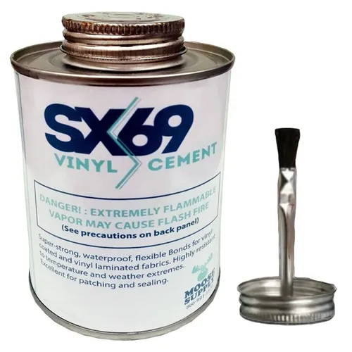 Miniatura 8 de Pegamento de vinilo para cemento SX-69, lata de 4 onzas, adhesivo de calidad industrial y resistencia comparable a HH-66