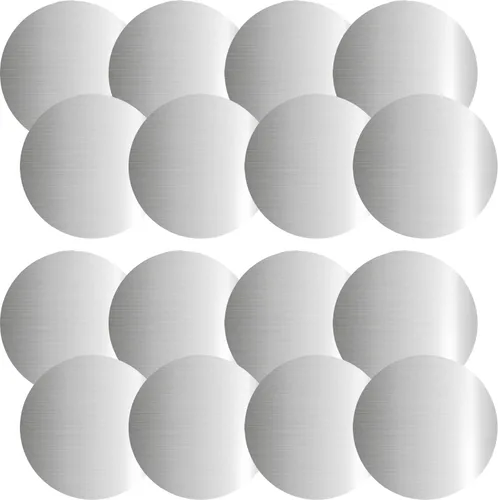 Miniatura 10 de SALEX Adhesivos metálicos para teléfono para montaje magnético. Juego de 32 placas de metal magnéticas para automóvil dentro de la funda